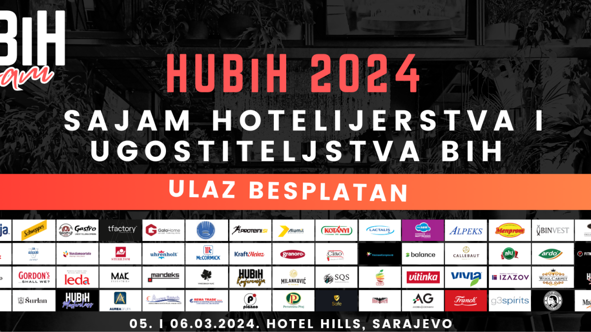 Sajam, konferencija i masterclassovi o opremanju hotela i ugostiteljskih objekata u Sarajevu