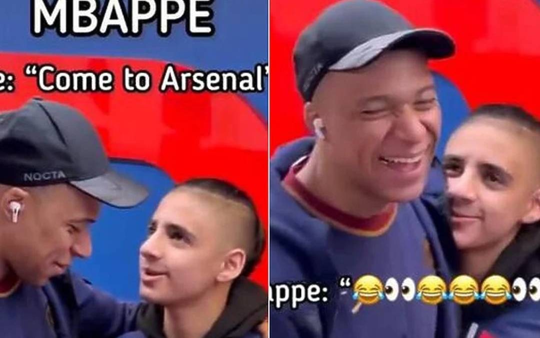 Navijač pitao Mbappea želi li doći u Arsenal, reakcija Francuza postala viralni hit (VIDEO)