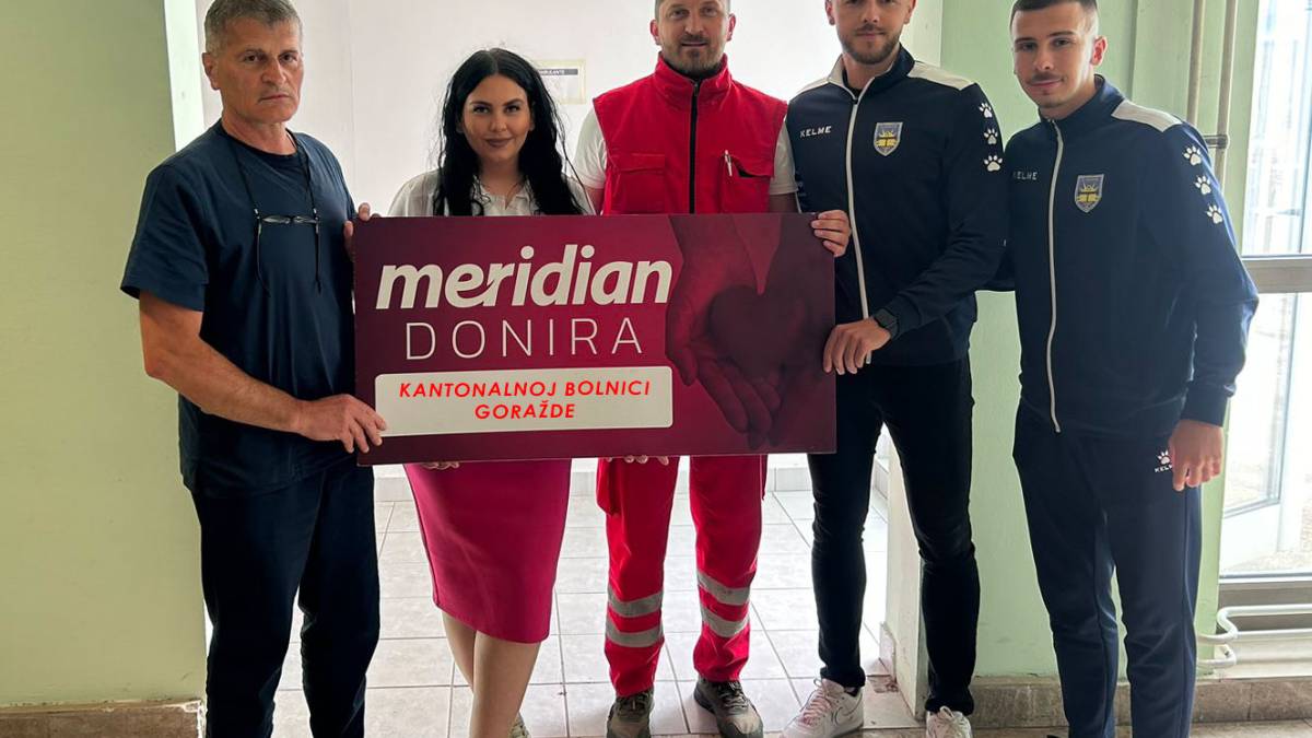 HUMANOST PONOVO NA DJELU: Meridian donirao opremu bolnici u Goraždu
