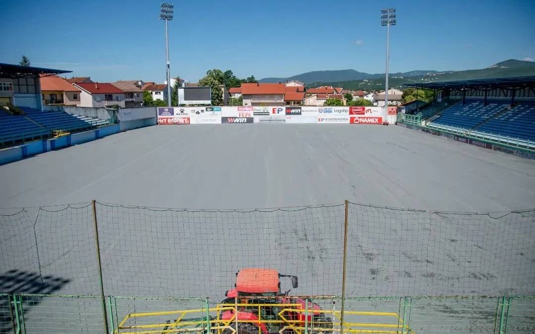 Novi kamioni trave za bh. premijerligaša, stadion će izgledati sjajno