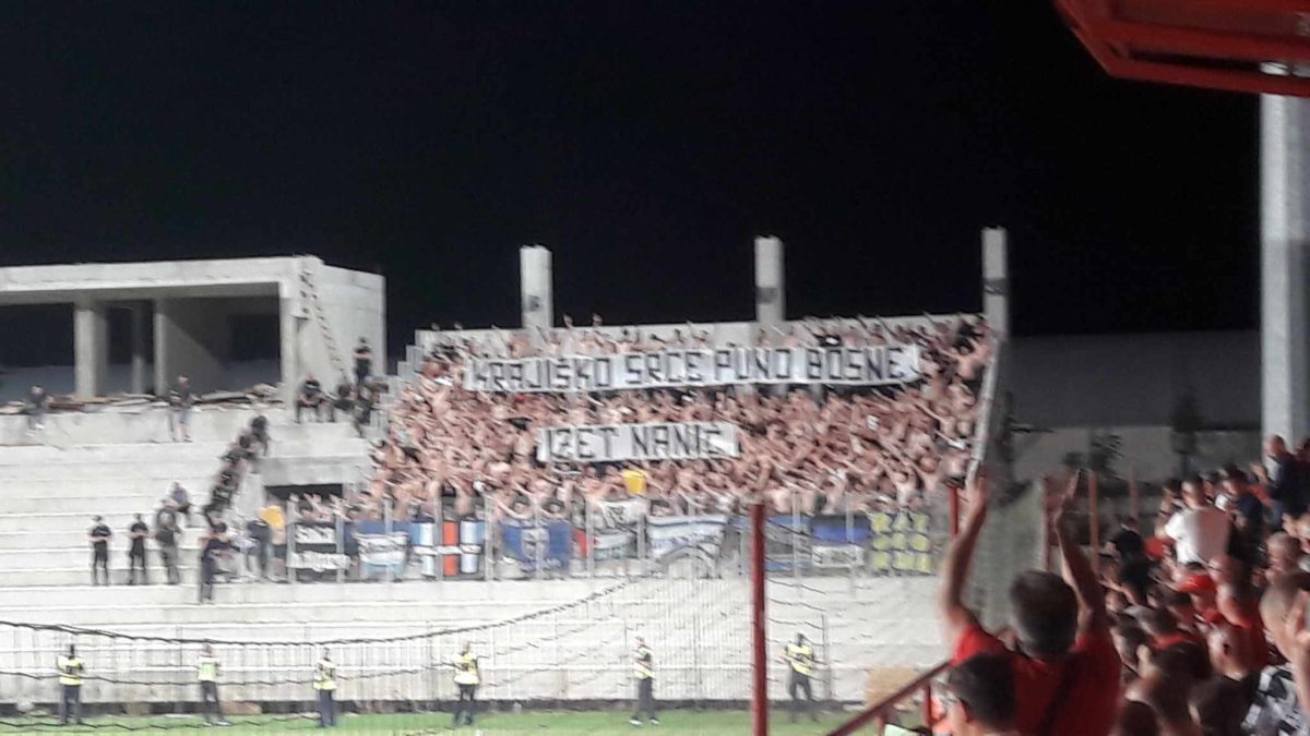 Manijaci podigli parolu u Mostaru, čitav stadion ustao i pozdravio ih aplauzom (FOTO)