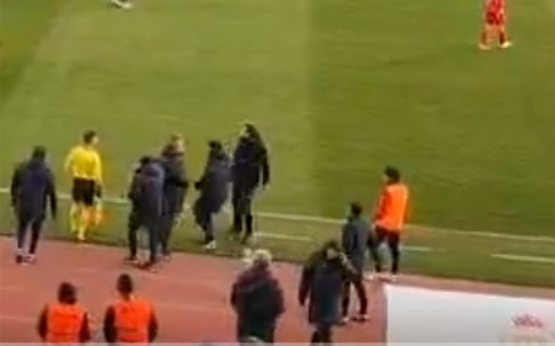 Lalatović fizički nasrnuo na Feđu Dudića na meču srpske lige (VIDEO)