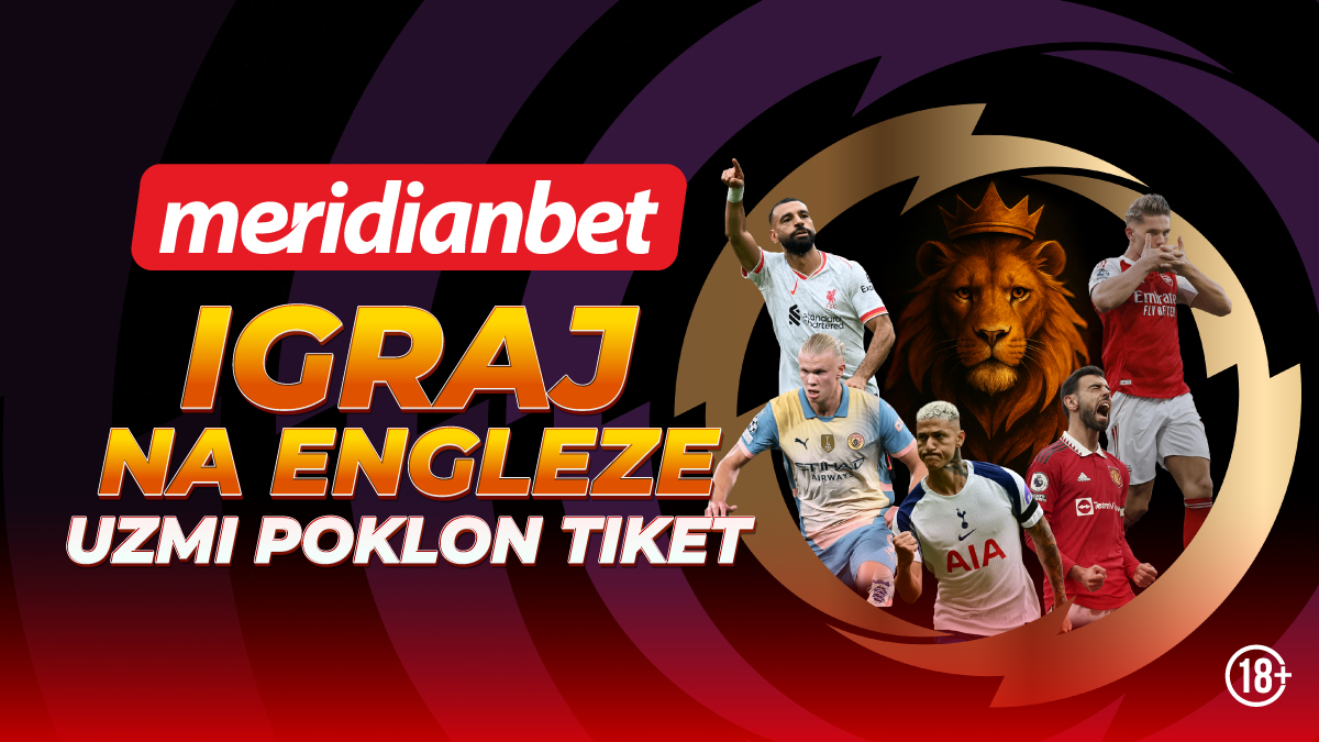 Igraj na Engleze u Meridianu jer i ako padneš, čeka te poklon tiket