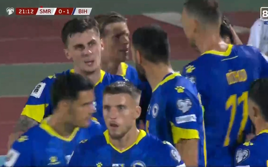 Gooooooool! Tahirović projektilom probio golmana San Marina