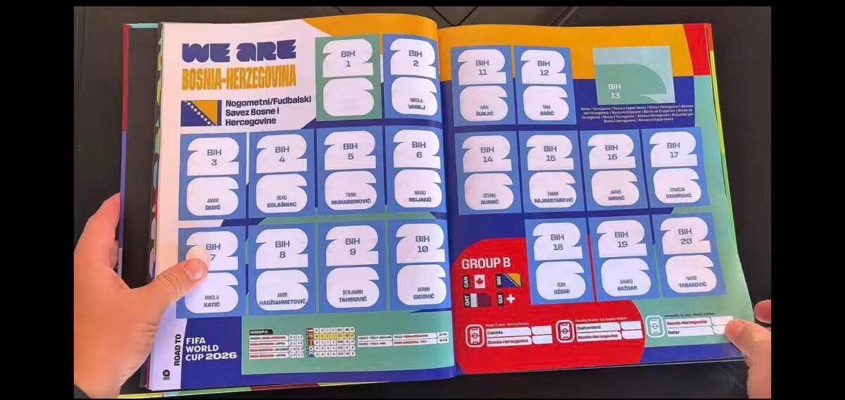 Panini šokirao bh. navijače, u albumu nema najvećeg bh. dragulja